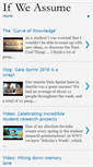 Mobile Screenshot of ifweassume.com